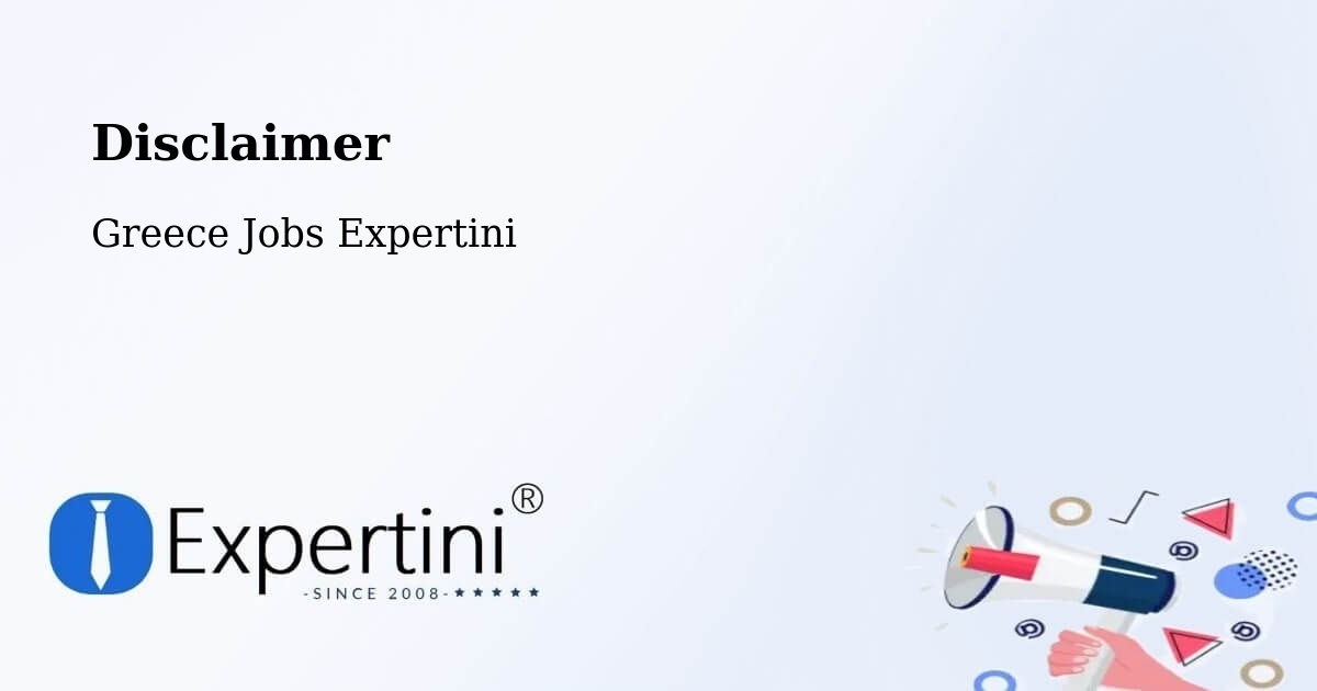 Disclaimer – Atalánti - Greece Jobs Expertini