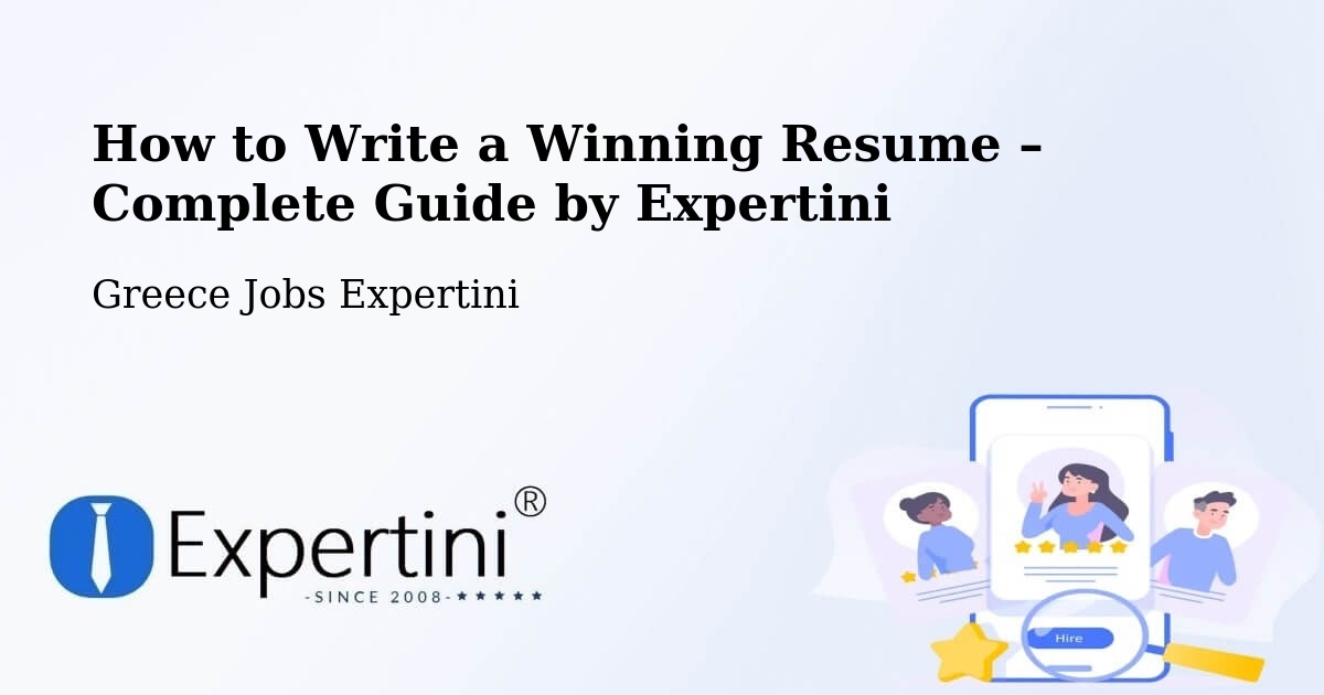 Resume Writing Guide for Job Seekers – Atalánti - Atalánti, Greece Jobs Expertini